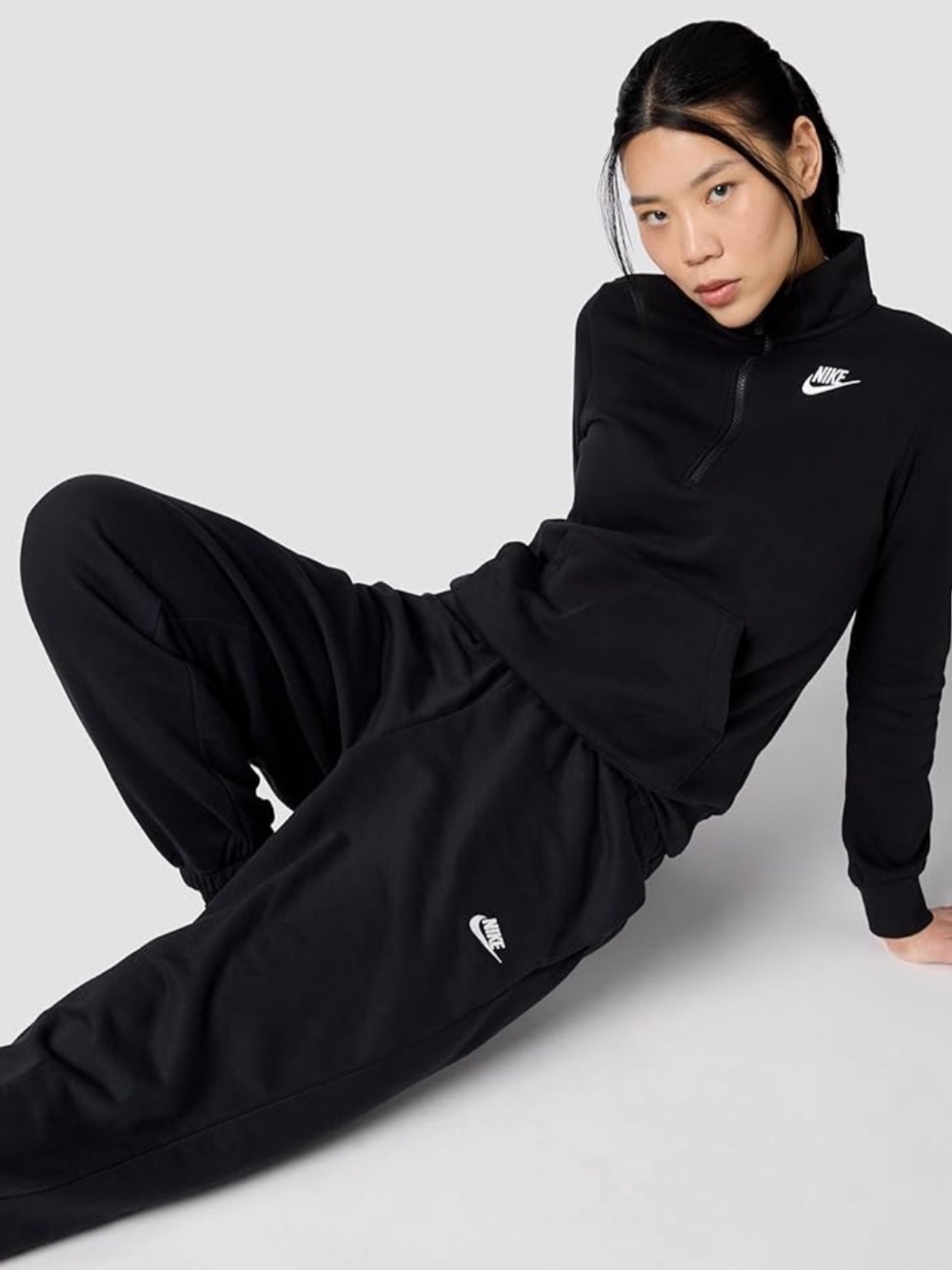 Nike Women's Sportswear Club Fleece Mid-Rise Oversized Sweatpants 2X - Picture 4 of 10